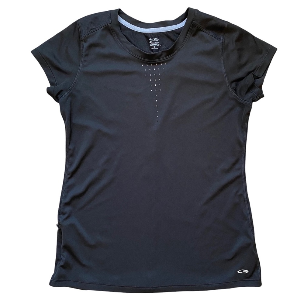 CHAMPION Women’s Black Keyhole Shirt